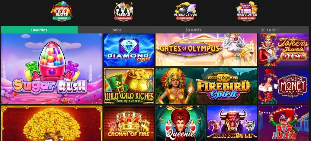 mexico casinos online juegos