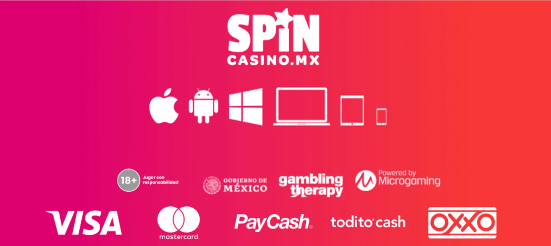 Spin Casino acepta Mastercard
