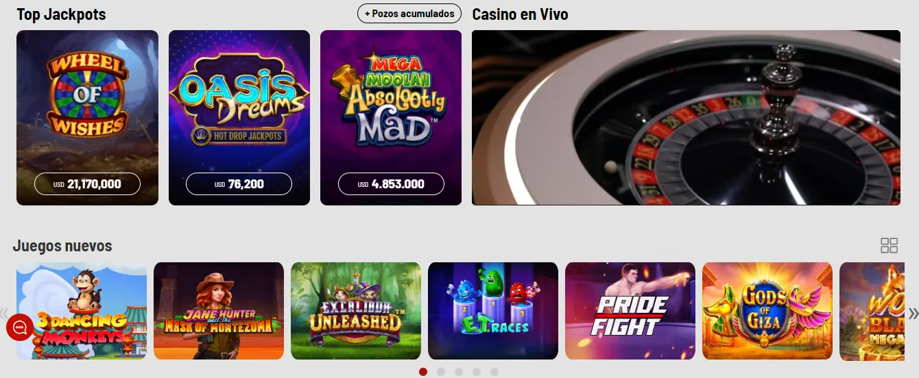 Mejores casinos online
