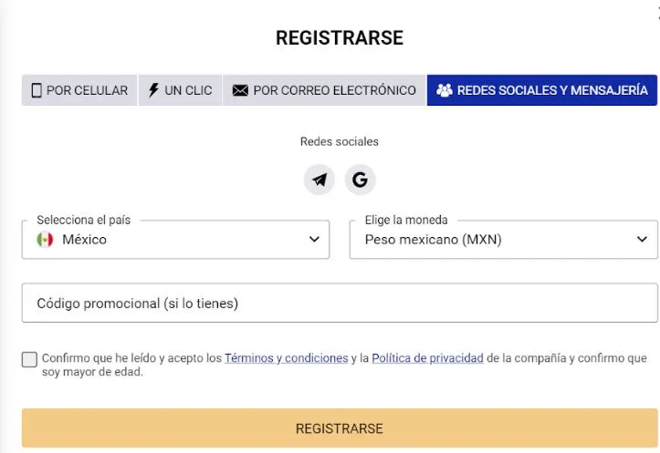 formulario registro