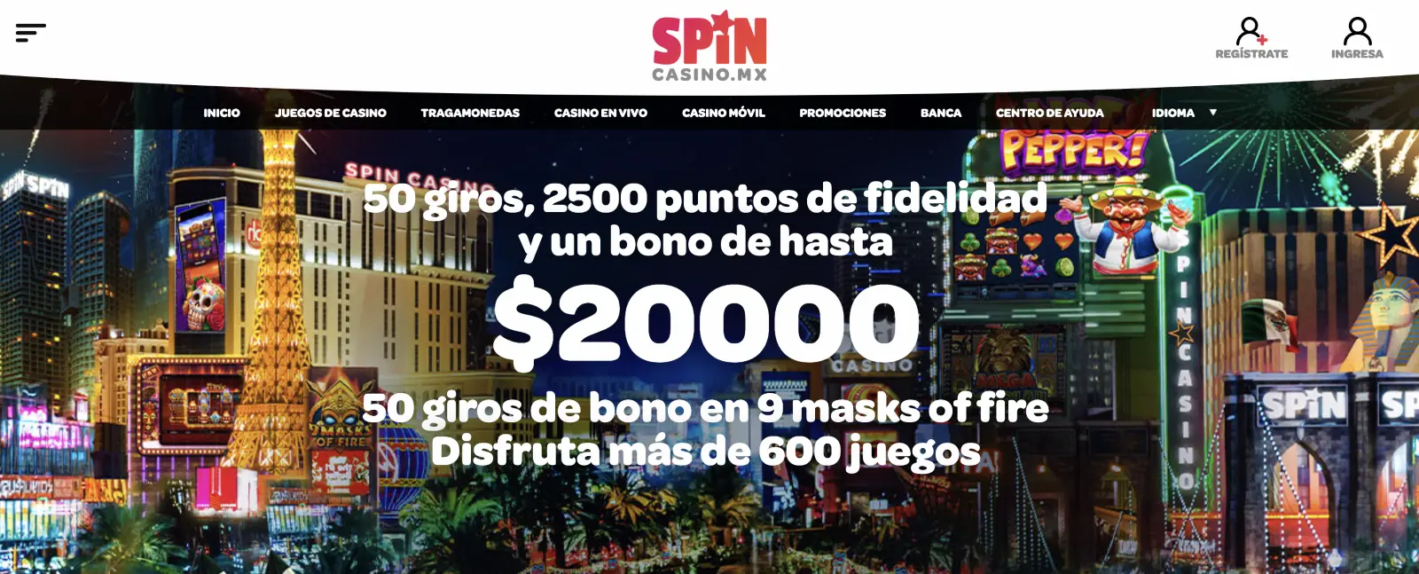 Spin Casino giros gratis